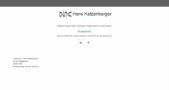 Desktop Screenshot of hanskatzenberger.de