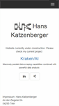 Mobile Screenshot of hanskatzenberger.de